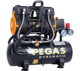 Бесшумный безмасляный компрессор Pegas pneumatic PG-602 профессиональная серия 6619 