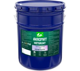 Корабельная грунт-эмаль по металлу Акромат METGRUNT 25 кг, серый УТ000009344 
