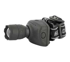 Налобный фонарь Ultraflash LED5354 серый, 1Вт LED, ZOOM, 3 режима, 3XR03, пластик, коробка 11549 