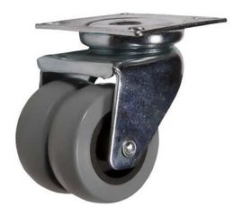 Колесо серая резина поворотное сдвоенное SCG25 50 мм MFK-TORG 3053050-2 