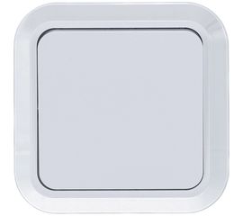 Выключатель накладной одноклавишный, белый Makel Siva Ustu 45101 