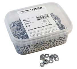 Плоская шайба Качественный КРЕПЕЖ DIN 125 М4, 2000 шт 0300949 КЧ 