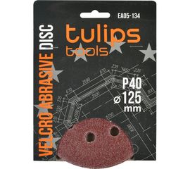 Диск шлифовальный с липучкой (5 шт; 125 мм; P40) Tulips tools EA05-134 
