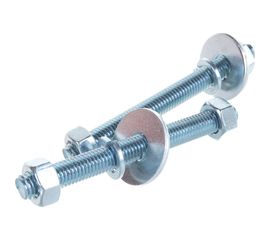 Шпилька ЕВРОПАРТНЕР DIN976, М12x120, в комплекте гайки DIN934, шайбы DIN 9021 и DIN127, 2 шт. 12 0628 3 