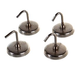 Магнитный крючок, 4 шт. КОБАЛЬТ основание 37,5 мм, до 3,6 кг, блистер 918-085 