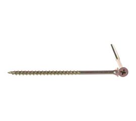 Саморезы с потайной головкой и крупным шагом МТК желтый цинк. 1 кг, 4,8 х 90 113107 