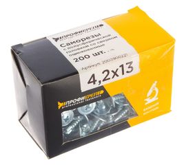 Саморезы с полусферической головкой и сверлом Профикреп цинк, 4,2х13 200 шт 2003906221 