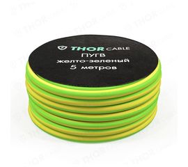 Провод ПУГВ Торкабель 1,0 желтый-зеленый 5 м в упаковке 0749524536786 