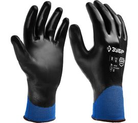 Маслобензостойкие перчатки ЗУБР Механик+ размер M, полный облив, тонкие 11279-M 