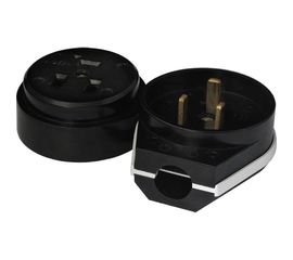 Разъем UNIVersal РШ-ВШ карболит 32А 250В о/у, черный 1234 