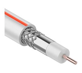 Коаксиальный кабель PROconnect SAT 50M, 75 Ом, CCS/Al/Al, 75%, бухта 50 м, белый 01-2401-2-50 