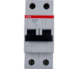 Автоматический выключатель ABB 2-полюсной SH202L C50 2CDS242001R0504 