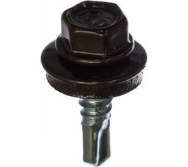 Кровельный саморез Kenner 4,8х19 RAL8017 темно-коричневый 300шт ск48198017ф 