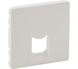 Лицевая панель Legrand Valena Life для одиночных телефонных/информационных розеток белый Leg 755410 