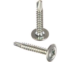 Оцинкованный саморез по металлу с прессшайбой КрепСтройГрупп 4,2х25 сверло, 300 шт. 145341 