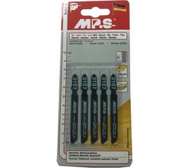 Пилки T119A (75х55х1.2 мм; 5 шт.) по древесине, фанере, ДСП, изоляционным материалам, пластмассе MPS 3107 