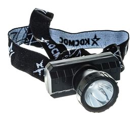 Фонарь КОСМОС 3Вт ХРЕ, литий 1000mAh, зарядка от micro USB, шнур в комплекте KocAcHead3W 