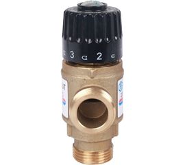 Термостатический смесительный клапан STOUT 3/4 НР, 20-43°С, KV 1.6 SVM-0120-164320 