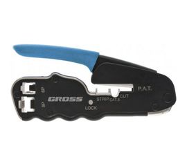 Клещи для обжима телефонных и компьютерных клемм GROSS 17723 
