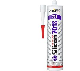 Силиконовый санитарный герметик KIM TEC бесцв. 701S 310 мл 11588810 