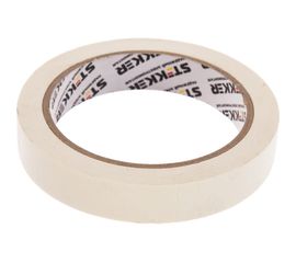 Малярная лента STEKKER 18мм, длина 25м, на бумажной основе, белая 39149 