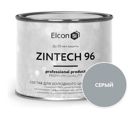 Цинконаполненная грунт-эмаль Elcon Zintech 96% 1 кг 00-00004043 