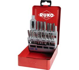 Набор ручных метчиков HSS M3-M12 + вороток, 22шт RUKO 245002 