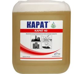 Средство для уборки после стройки КАРАТ 40 концентрат очистка отложений, кислотное, 5 л 4607002304134 