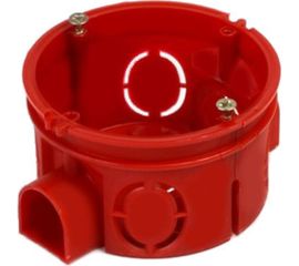 Установочная усиленная коробка УРАЛ ПАК УПс 68х42 для твердых стен, индивидуальный штрих код IP20 КУ-50043068-300-i 