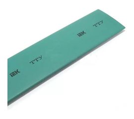 Термоусаживаемая трубка IEK ТТУ 1,5/0,75, зеленая, 1м UDRS-D15-1-K06 