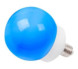 Светодиодная лампа-шар для украшения NEON-NIGHT диаметр 100 мм, цоколь e27, 12 LED, 2 Вт, синяя 405-133 