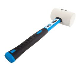 Резиновая киянка WIPRO 16 oz, двухкомпонентная рукоятка, фиберглас+ПВХ и ТПР 0506-450 