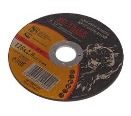 Круг отрезной по металлу (125х2.0х22.2 мм) TIGER ABRASIVE 00-00000100 