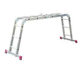 Шарнирная универсальная стремянка-трансформер 4х3 Krause Corda 085009 