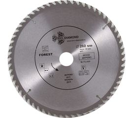 Диск пильный по дереву (260х30 мм; 60Т) TRIO-DIAMOND FLL809 