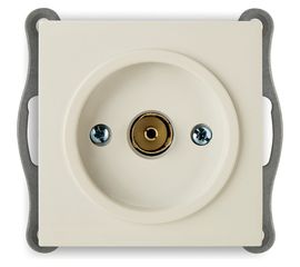 ТВ розетка Nilson концевая СУ, TOURAN-ALEGRA-THOR, кремовый 24120429 