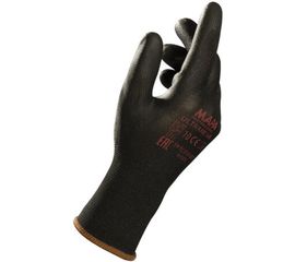 Нейлоновые перчатки MAPA Ultrane 548 покрытие полиуретан, размер 8, черные 606274 