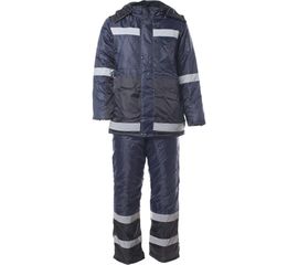 Зимний костюм СПРУТ Метеор куртка/полукомбинезон, темно-синий/черный, р. 52-54/104-108, рост 170-176, 100352 