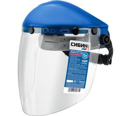 Защитный лицевой щиток с экраном из поликарбоната СИБИН 200х400 мм 11089_z01 