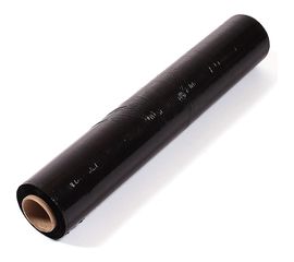 Стрейч пленка первый сорт ПАКПОЛИМЕР черная 500мм 1450гр 23мкм 