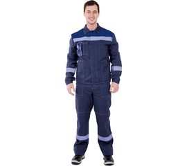 Костюм Факел Липецк СОП темно-синий/васильковый, р.60-62; рост 182-188 87476619.010 