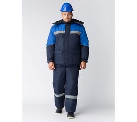 Зимний костюм Факел Сибер СОП, темно-синий/васильковый, р. 60-62, рост 182-188 87468920.010 