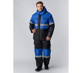 Зимний костюм Факел Профи, васильковый/черный, р. 48-50, рост 170-176 87468913.003 