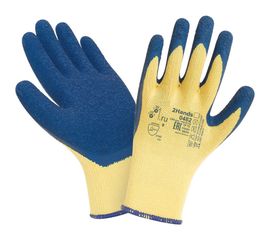 Перчатки 2Hands полиэфир/хлопок, латексное покрытие ладони и пальцев 0482-10 