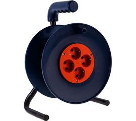 Катушка без провода GLANZEN 4 гнезда, с заземлением Ф240мм, EL-00-240Z 00-00006422 