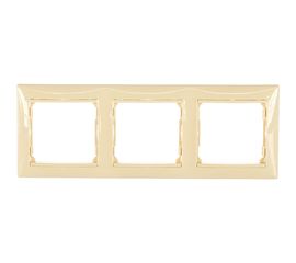 Рамка Legrand Valena 3 поста горизонтальный монтаж слоновая кость Leg 774353 