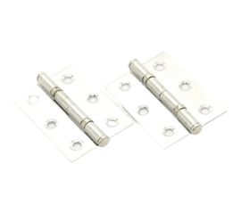 Карточная петля Brante 50х37 мм 2 шт. нержавеющая сталь 450236 