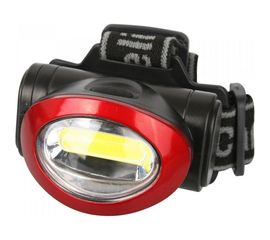 Налобный фонарь Camelion LED5382, черный, COB, 4 режима, 3XLR03 в комплекте, пластик, блистер 13366 