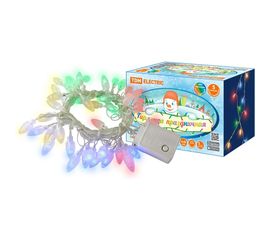 Светодиодная гирлянда TDM Шишки, 50 LED, 5м, 8 режимов, многоцветная, 250 В SQ0361-0050 