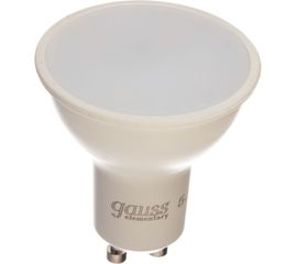 Лампа LED MR16 GU10 5.5W 3000К Gauss Elementary 13616 